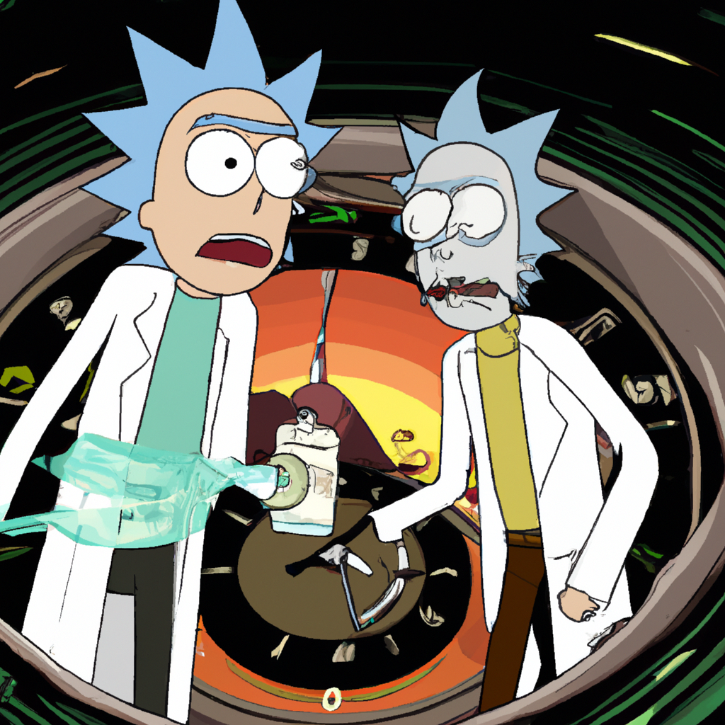 Rick and Morty stuck in a time loop