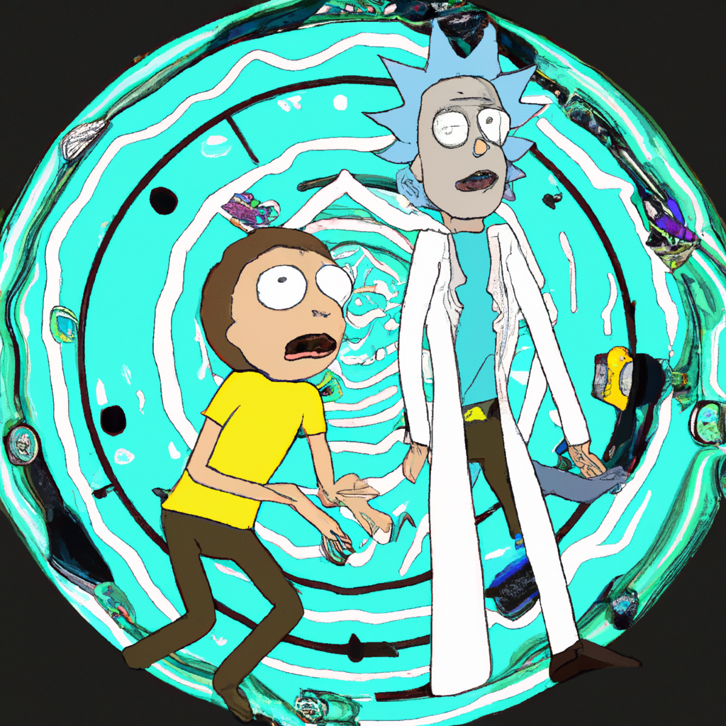 Rick and Morty stuck in a time loop